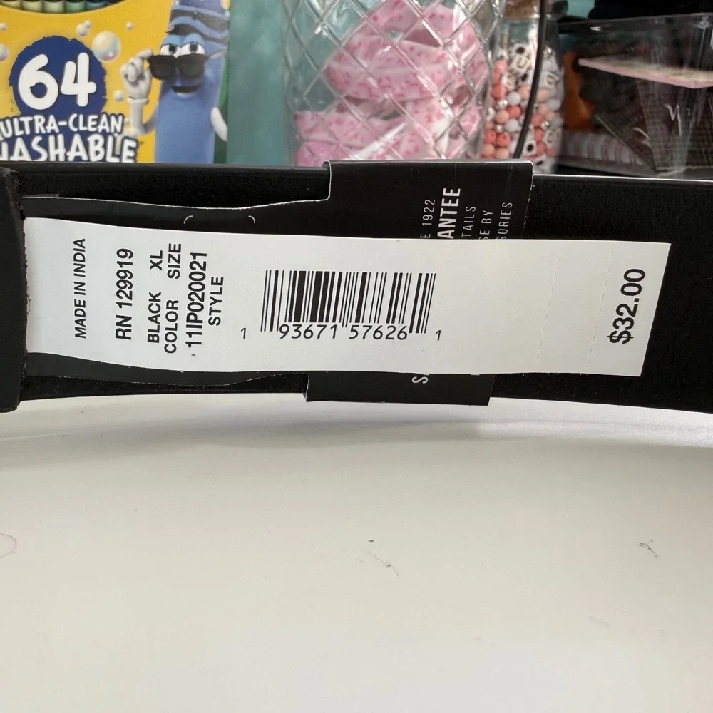 Dickies Genuine Leather Workwear Belt Black XL 42-44‎ 11IP020021 NWT Durable